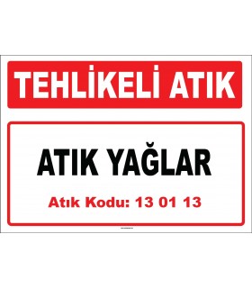 A130113-1 - Atık Yağlar