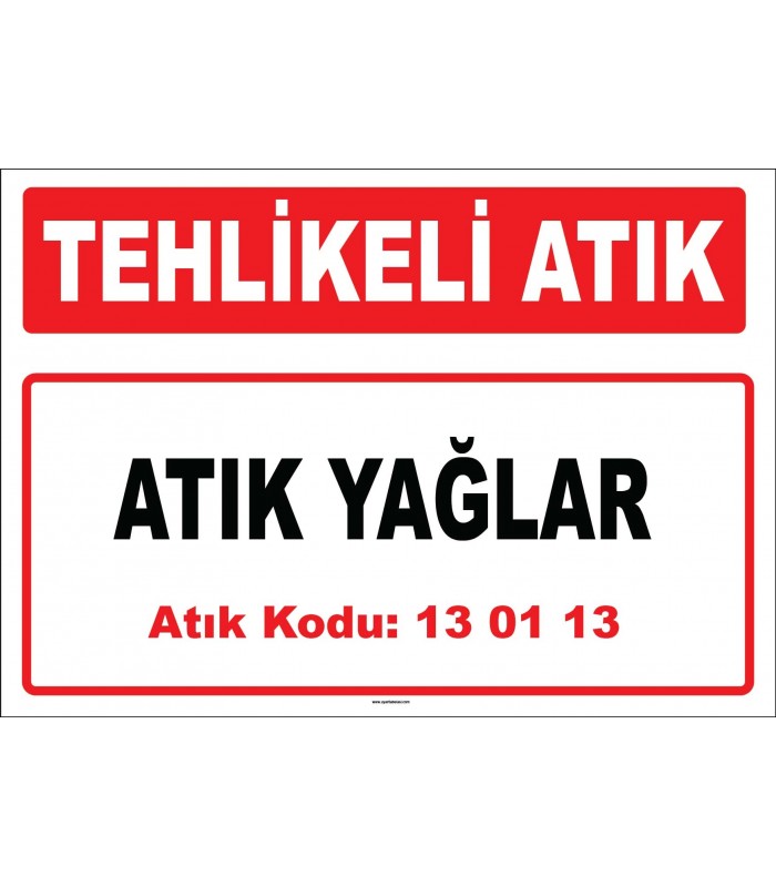 A130113-1 - Atık Yağlar