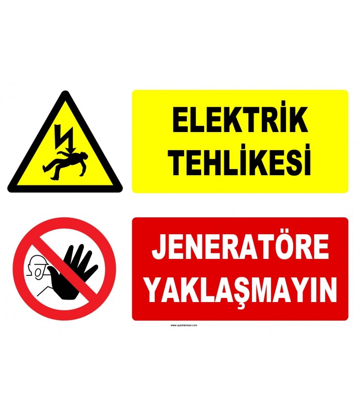 YT7418 - Elektrik tehlikesi, jeneratöre yaklaşmayın