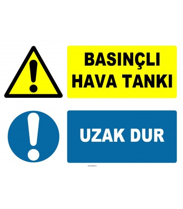 YT7438 - Basınçlı Hava Tankı, Uzak Dur