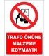 YT7433 - Trafo önüne malzeme koymayın