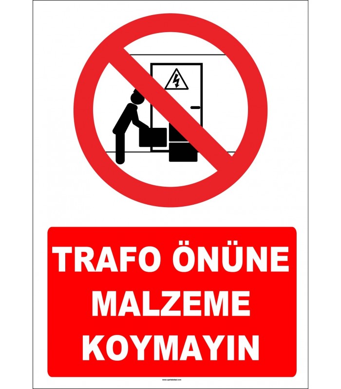 YT7433 - Trafo önüne malzeme koymayın