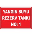 YT7420 - 1 numaralı yangın suyu rezerv tankı