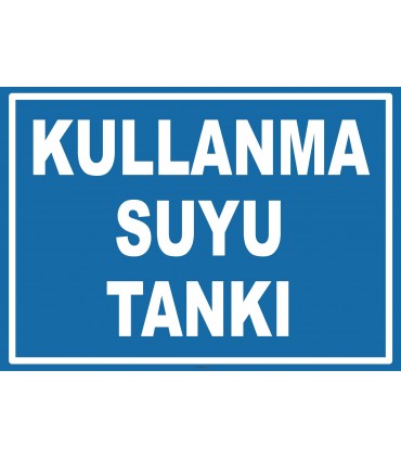 YT7463 - Kullanma suyu tankı