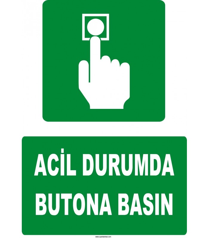 YT7466 - Acil durumda butona basın