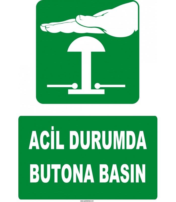 YT7468 - Acil durumda butona basın