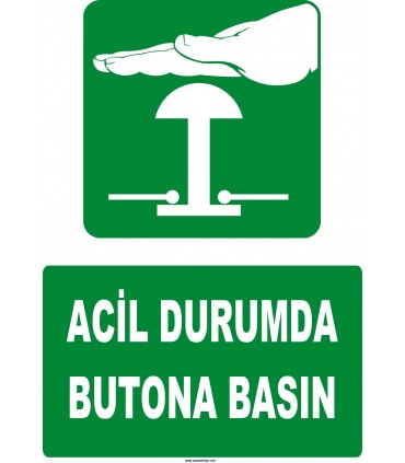 YT7468 - Acil durumda butona basın