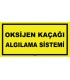 YT7492 - Oksijen kaçağı algılama sistemi sarı siyah