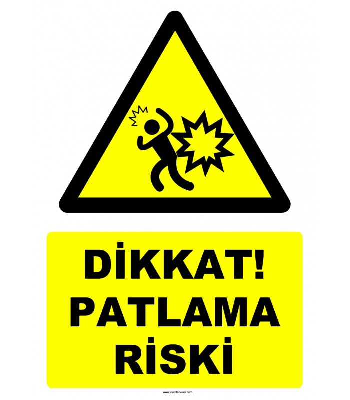 YT7501 - Dikkat patlama riski