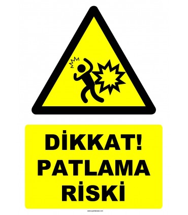 YT7501 - Dikkat patlama riski