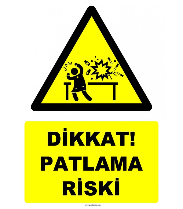 YT7506 - Dikkat patlama riski (laboratuvar)