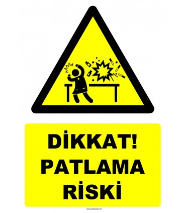 YT7506 - Dikkat patlama riski (laboratuvar)