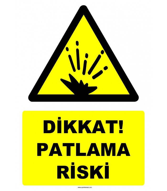 YT7507 - Dikkat patlama riski (genel)