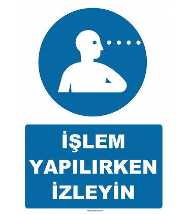 YT7503 - İşlem yapılırken izleyin