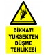 YT7523- Yüksekten düşme tehlikesi