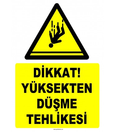 YT7523- Yüksekten düşme tehlikesi