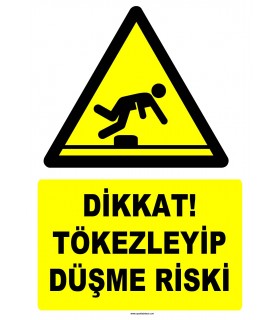 YT7521 - Dikkat tökezleyip düşme riski