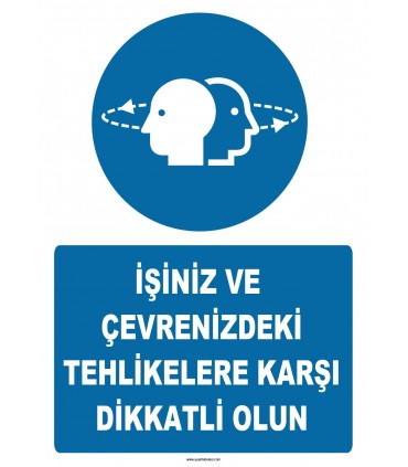 YT7530 - İşiniz ve çevrenizdeki tehlikelere karşı dikkatli olun