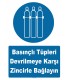 YT7554 - Basınçlı tüpleri devrilmeye karşı zincirle bağlayın