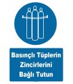 YT7555 - Basınçlı tüplerin zincirlerini bağlı tutun