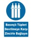 YT7563 - Basınçlı tüpleri devrilmeye karşı zincirle bağlayın
