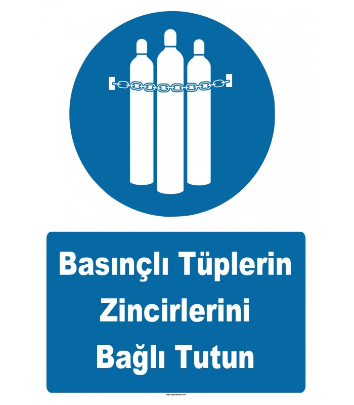 YT7566 - Basınçlı tüplerin zincirlerini bağlı tutun