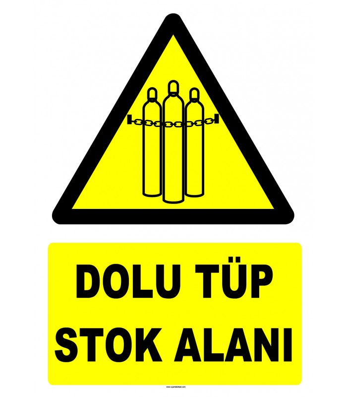 YT7557 - Dolu tüp stok alanı