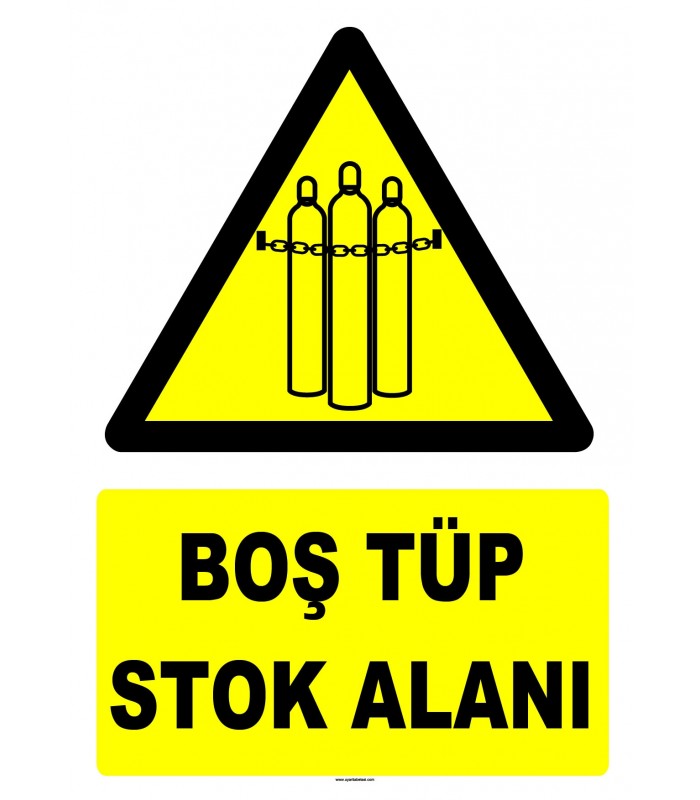 YT7558 - Boş tüp stok alanı