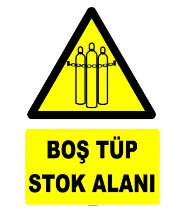 YT7558 - Boş tüp stok alanı