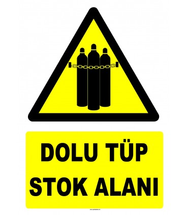 YT7559 - Dolu tüp stok alanı
