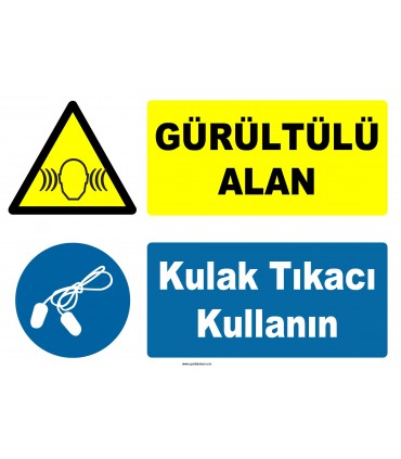 YT7574 - Gürültülü Alan, Kulak Tıkacı Kullanın