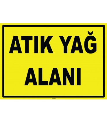 YT7576 - Atık Yağ Alanı