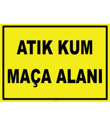 YT7577 - Atık Kum Maça Alanı