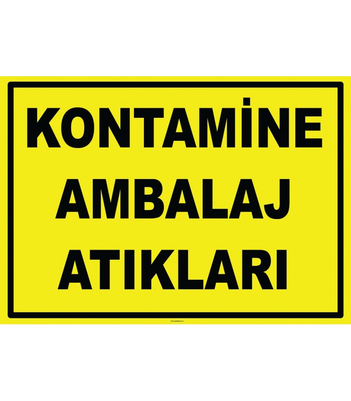 YT7589 - Kontamine Ambalaj Atıkları
