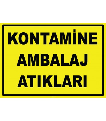 YT7589 - Kontamine Ambalaj Atıkları