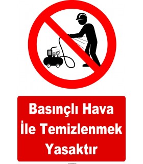 YT7595 - Basınçlı hava ile temizlenmek yasaktır