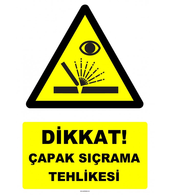 YT7607 - Dikkat çapak sıçrama tehlikesi