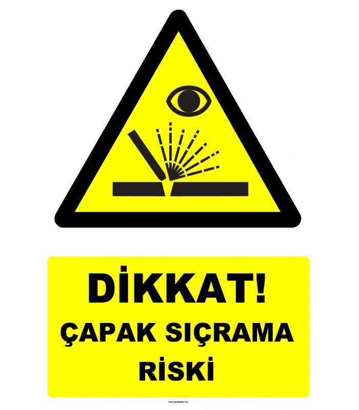 YT7608 - Dikkat çapak sıçrama riski