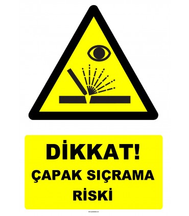 YT7608 - Dikkat çapak sıçrama riski