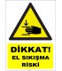 YT7623 - Dikkat el sıkışma riski
