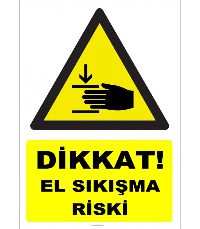 YT7623 - Dikkat el sıkışma riski