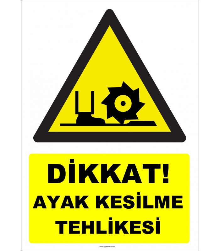 YT7629 - Dikkat ayak kesilme tehlikesi