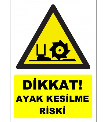 YT7628 - Dikkat ayak ezilme riski