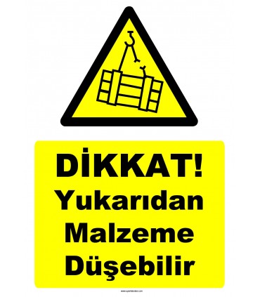 YT7633 - Dikkat yukarıdan malzeme düşebilir