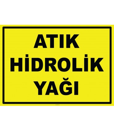 YT7656 - Atık hidrolik yağı