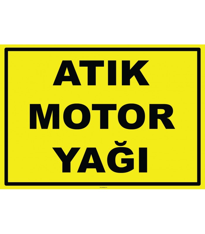 YT7655 - Atık motor yağı