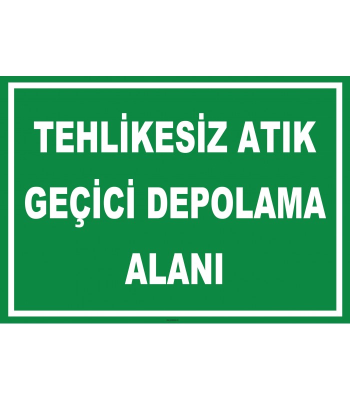 YT7659 - Tehlikesiz Atık Geçici Depolama Alanı
