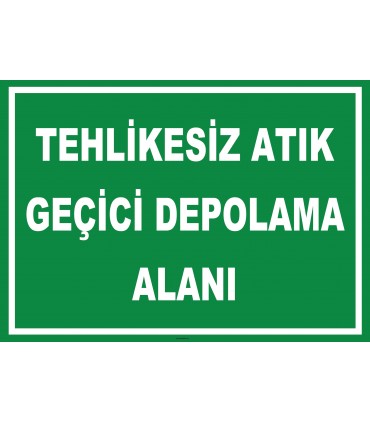 YT7659 - Tehlikesiz Atık Geçici Depolama Alanı