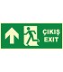 YT7669 - Fosforlu Acil Çıkış/Exit, Sol Yukarı