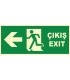 YT7671 - Fosforlu Acil Çıkış/Exit, Sol